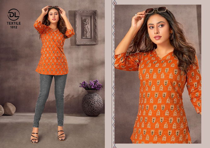 Navjivan Vol 3 DI Cotton Printed Western Ladies Top Wholesale Price In Surat
